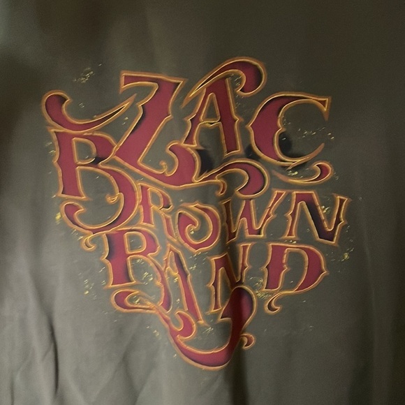 2012 Zac Brown Band T-shirt Mens XXL Concert Casual Country Rock Music Tour Logo - Picture 4 of 7